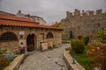 OHRID, NORTH MACEDONIA: Church St. Nicholas Bolnichki built in the XIV century in the city of Ohrid
