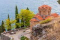 Church Saint John Kaneo, Ohrid, North Macedonia Royalty Free Stock Photo