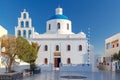 Oia. Church of Panagia. Royalty Free Stock Photo