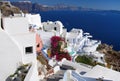 Oia landscape, Santorini in Greece Royalty Free Stock Photo