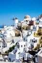 The village of Oia, Santorini, Greece Royalty Free Stock Photo