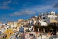 The Oia Town in santorini Royalty Free Stock Photo