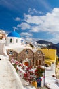 The Oia Town in santorini Royalty Free Stock Photo