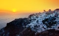 Oia town , Santorini island, Greece Royalty Free Stock Photo