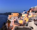 Oia Village in the Morning, Santorini, Greece Royalty Free Stock Photo