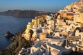 Oia Village in the Morning, Santorini, Greece Royalty Free Stock Photo