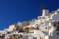 Oia windmill, Santorini Royalty Free Stock Photo
