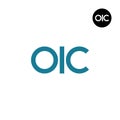 OIC Logo Letter Monogram Design Royalty Free Stock Photo