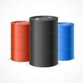 Oil Barrel Drum. Vector