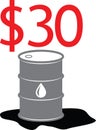 Oil Barrel Illustration 03