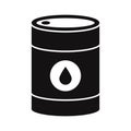 Oil barrel Vector Icon which can easily modify or edit