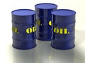 Oil barrels Royalty Free Stock Photo