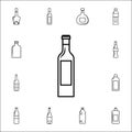 oil bottle icon. Bottle icons universal set for web and mobile Royalty Free Stock Photo