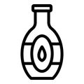 Oil bottle icon outline vector. Food agave