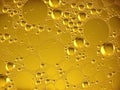 Oil bubbles background. Concept of saturated fat