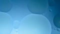 oil with bubbles on on dark blue background. Abstract background Royalty Free Stock Photo