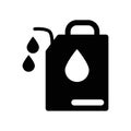 Oil Can icon vector isolated on white background, Oil Can sign , dark pictogram