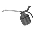 Oil can illustration Royalty Free Stock Photo