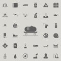 oil carriage icon. Oil icons universal set for web and mobile Royalty Free Stock Photo