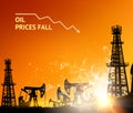 Oil charts Royalty Free Stock Photo