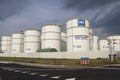 Oil and chemical storage tanks of Hes Botlek in Rotterdam harbor