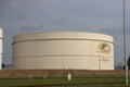 Oil and chemical storage tanks of Vopak in Rotterdam harbor