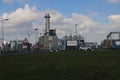 Oil and chemical tanks at the terminal of Koole in the Botlek Harbor of Rotterdam