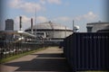 Oil and chemical tanks at the terminal of Koole in the Botlek Harbor of Rotterdam