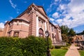 Oil City, Pennsylvania, USA 8/9/2019 The Oil City Library in Venango county