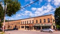 Oil City, Pennsylvania, USA 8/9/2019 Spilling the Beans Gourmet Coffee Shop on West Front Street