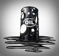 Oil Collapse Royalty Free Stock Photo