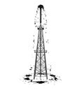 Oil Derrick 2 Royalty Free Stock Photo