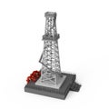 Oil derrick tower