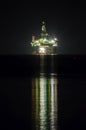 Oil drilling platform Royalty Free Stock Photo