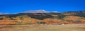Scenic autumn landscape near Como, Colorado Royalty Free Stock Photo