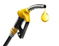 Oil Dripping From a Gasoline Pump Royalty Free Stock Photo
