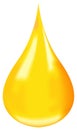 Oil drop Royalty Free Stock Photo