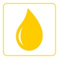 Oil drop flat icon 2 Royalty Free Stock Photo