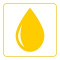 Oil drop flat icon 1 Royalty Free Stock Photo