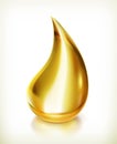 Oil drop, vector icon Royalty Free Stock Photo