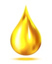 Oil drop Royalty Free Stock Photo