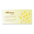Oil drops background with place for text Royalty Free Stock Photo