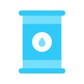 Oil Drum icon vector image. Royalty Free Stock Photo