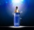 Oil Essence Hydrating Concentrate Bottle Template for Ads