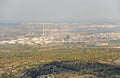 Oil Factory. View from above to the plant. The island of Sicily, Italy Royalty Free Stock Photo