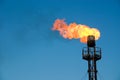 Oil flare Royalty Free Stock Photo