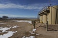 Oil Fracking Rig close to a home in Colorado's farmland.