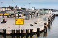 oil fuel tanks and containers in the port Royalty Free Stock Photo