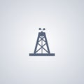 Oil , fuel, vector best flat icon