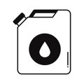 Oil gallon  Vector Icon which can easily modify or edit Royalty Free Stock Photo